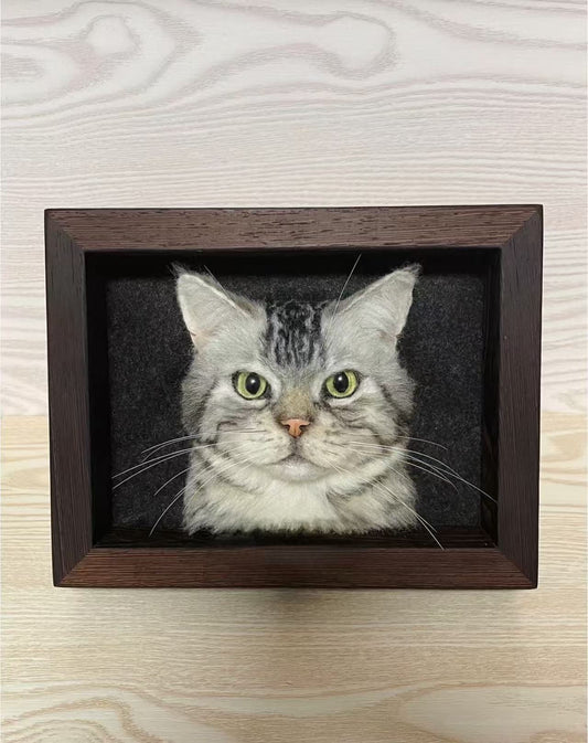 Bilderrahmen (12 x 12 cm) - Katze